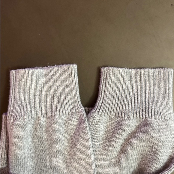 Calvin Klein Light Gray Zip-Up Turtleneck Sweater - Picture 4 of 4